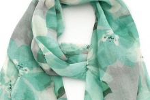 【Via Sara】OVERLAPPED FLOWER Green