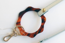 FLOWER SMARTPHONE STRAP -Silver-