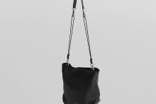 real leather warped bottom 3way bag
