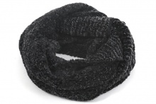 【general design made】MIX FUR SNOOD -Black-