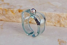 Ring&Earcuff【RI-001】GREEN M