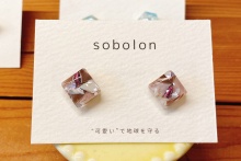 sobolon / ピアスS Square