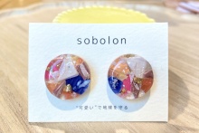 sobolon / ピアスL Circle