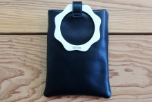 FLOWER POCHETTE (shoulder bag) - Black -