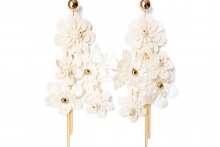 leather blossom -White-