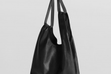 real leather 2way design marche bag