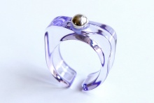 Ring&Earcuff【RI-001】LAVENDER L