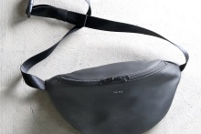 real leather zip west (shoulder) bag