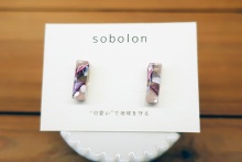 sobolon / ピアスS Rectangle