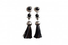 prink tassel pierce -Silver-