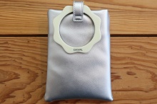 FLOWER POCHETTE (shoulder bag) - Silver -