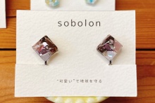 sobolon / イヤリングS Square
