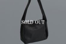 real leather tuck design hand & tote bag