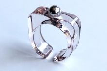 Ring&Earcuff【RI-001】GRAY L