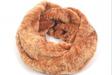 【general design made】MIX FUR SNOOD -Orange-