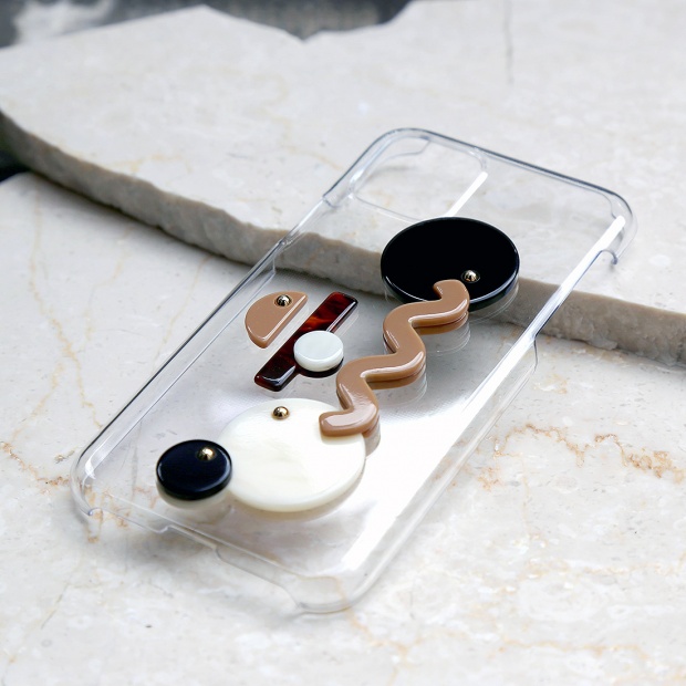 iPhone case【iP-003】BLACK　- for 15pro -