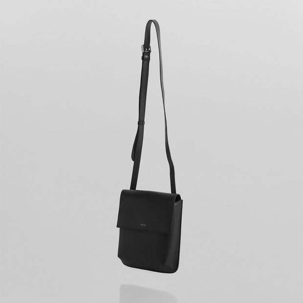 real leather Flap 2way bag