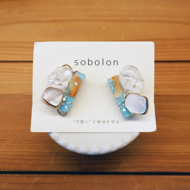 sobolon / イヤリング crystal
