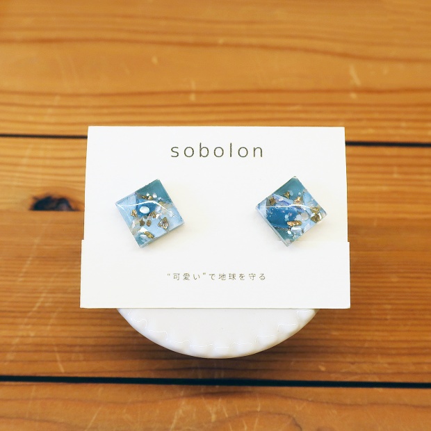 sobolon / イヤリングM Square
