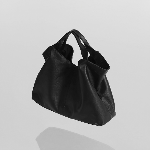 real leather change shape 2way bag