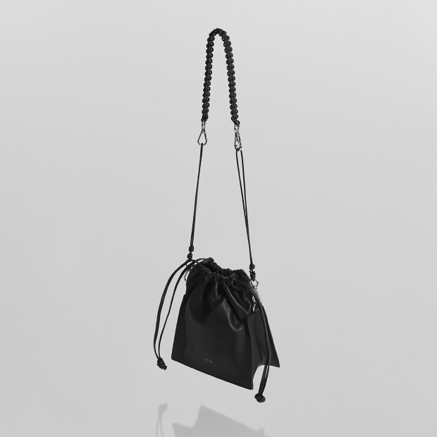 real leather cobra weave handle 3way bag