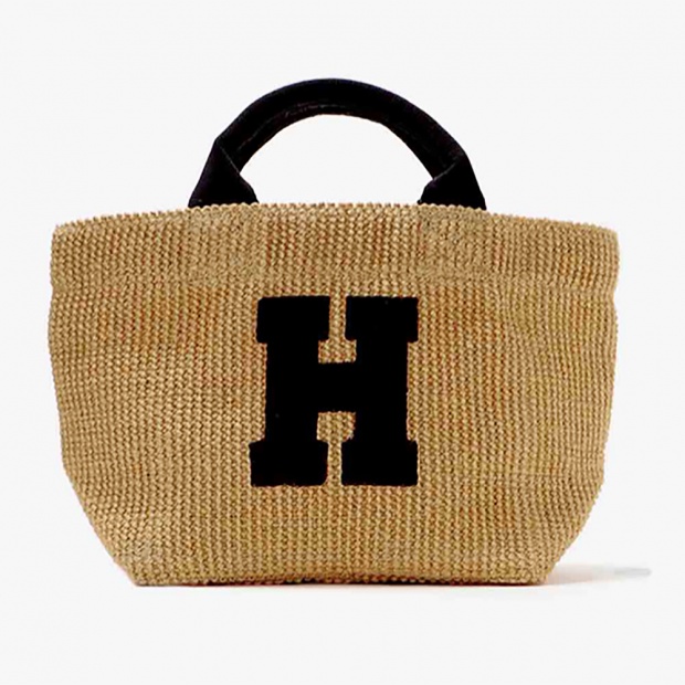 ジュートバッグ XS「H」