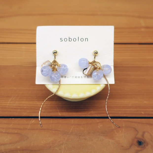 sobolon / イヤリング ぶどう