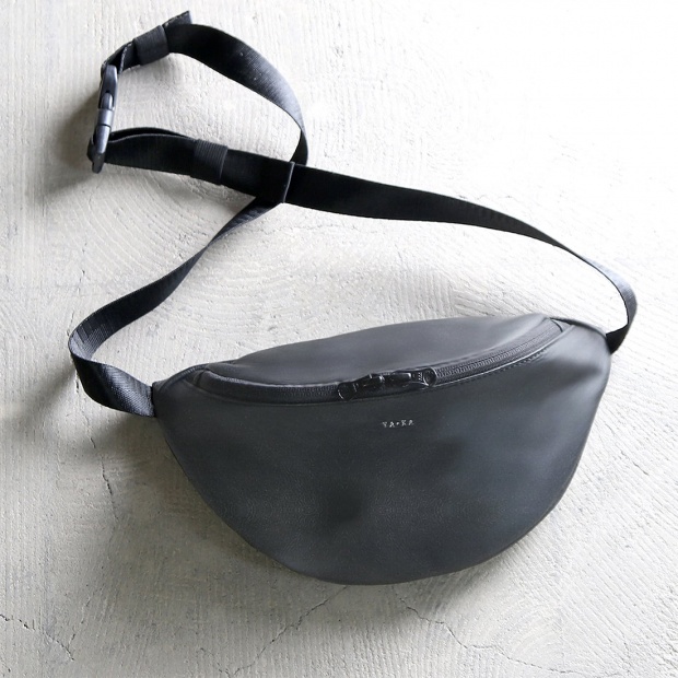 real leather zip west (shoulder) bag