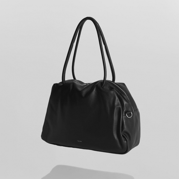 real leather sharp & soft mix nuance bag L