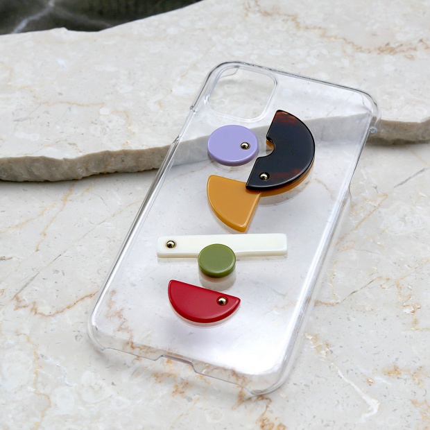 iPhone case【iP-002】BROWN　- for 12mini -