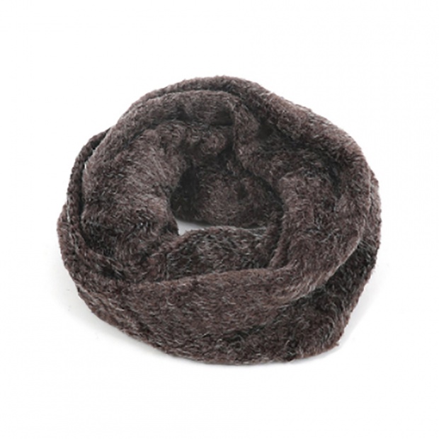 【general design made】MIX FUR SNOOD  -Brown-