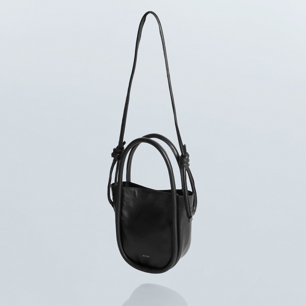 real leather cord 2way bag