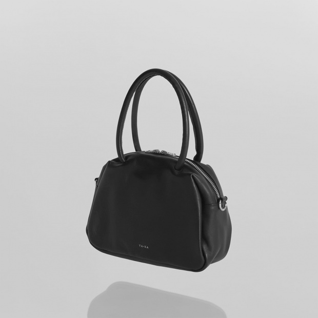 real leather sharp & soft mix nuance bag S