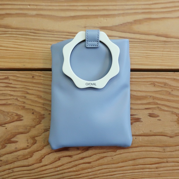 FLOWER POCHETTE (shoulder bag)　- Blue -