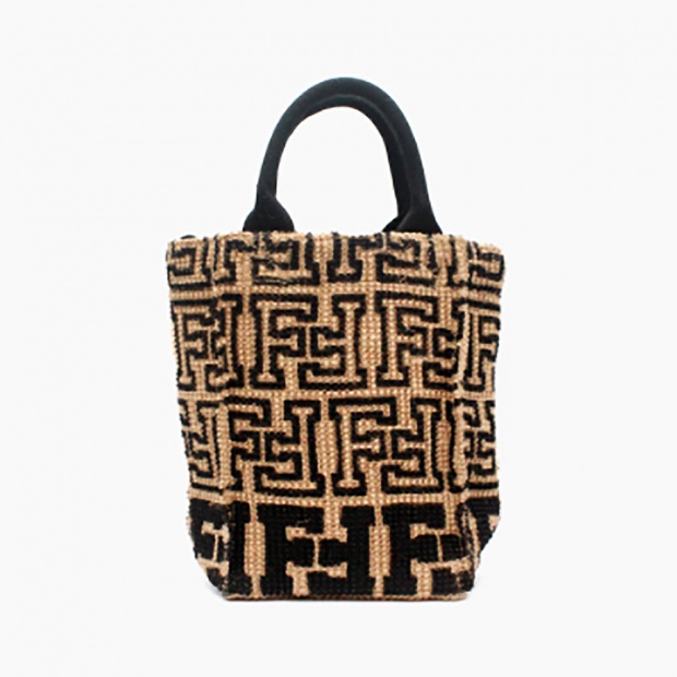 ジュートバッグ stitch mini「initials」